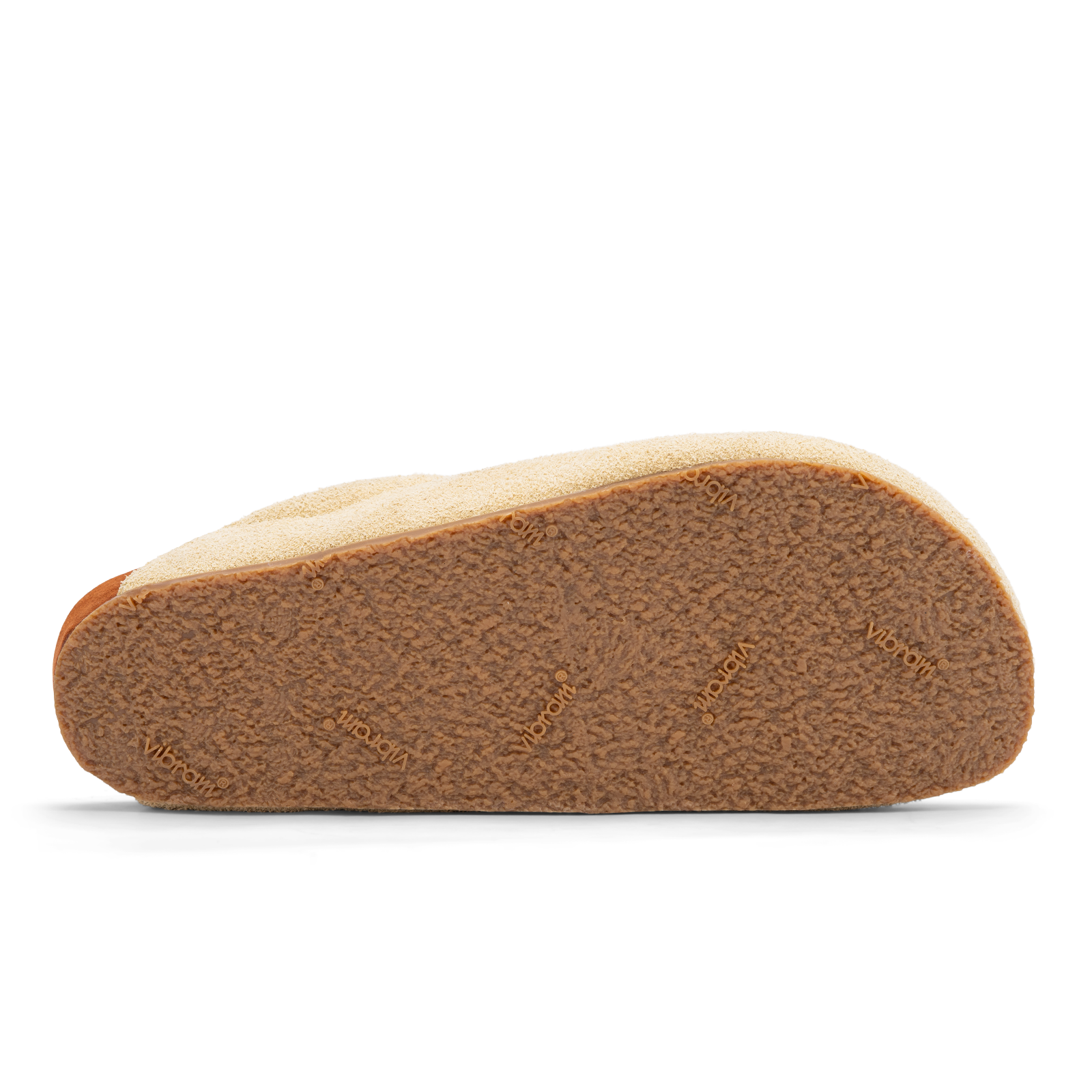 Vibram gum rubber bottom outsole view